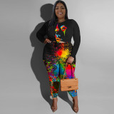 Large casual two-piece set