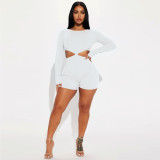 Casual backless jumpsuit