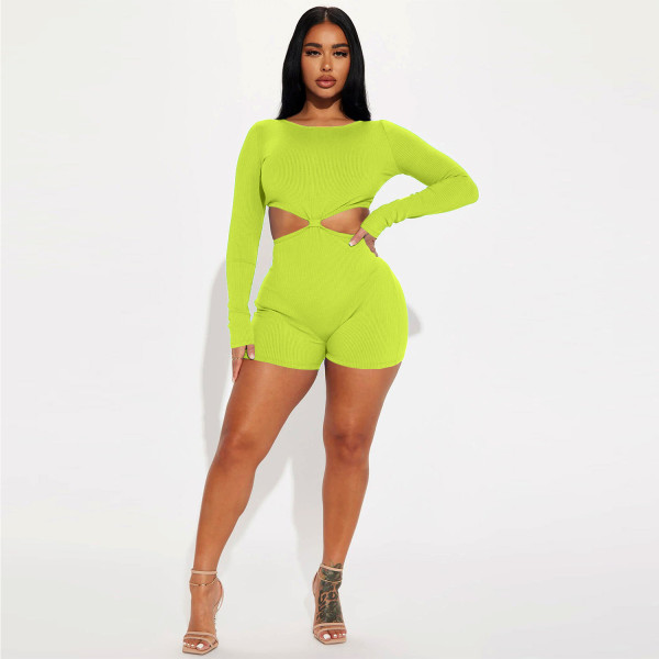 Casual backless jumpsuit