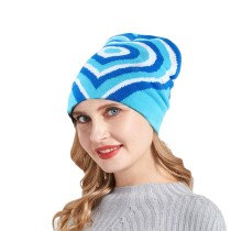Warm Heart Pattern Adult Knitted Hat