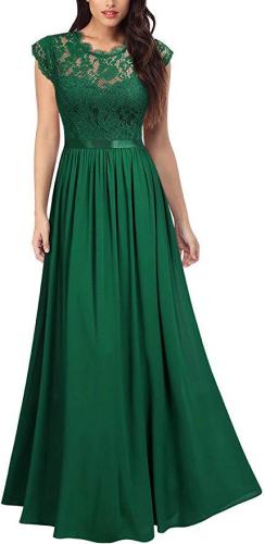 Dress Style Elegant Lace Long Dress