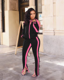 Women's Off Shoulder Sports Two Piece Fashion Set