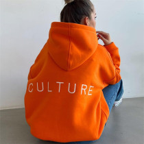 Minimalist letter embroidered hoodie Minimalist letter embroidered hoodie