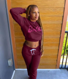 Women's casual sports autumn and winter two-piece set