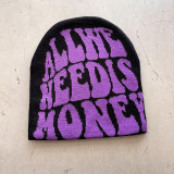 Adult wool knitted hat