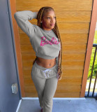 Women's casual sports autumn and winter two-piece set