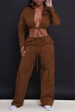 Open back strap 3D pocket fashion set