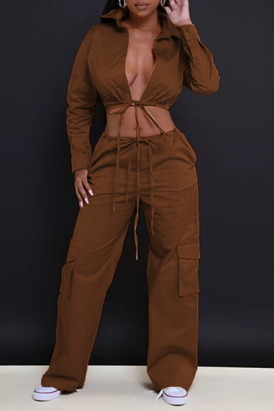Open back strap 3D pocket fashion set