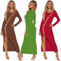 Sexy Perforated Split Hollow Out Dress Sexy Perforated Split Hollow Out Dress