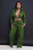 Open back strap 3D pocket fashion set