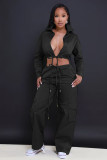Open back strap 3D pocket fashion set