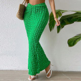 Elastic Fit Slim Skirt