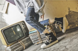Versatile and personalized street trendy shoes, hip-hop high top shoes