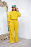 Women's sweater set with thickened casual two-piece autumn and winter sportswear long sleeves
