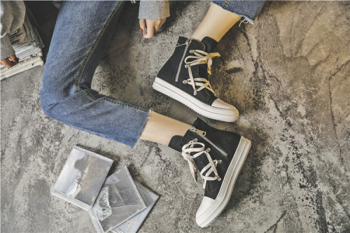 Versatile and personalized street trendy shoes, hip-hop high top shoes