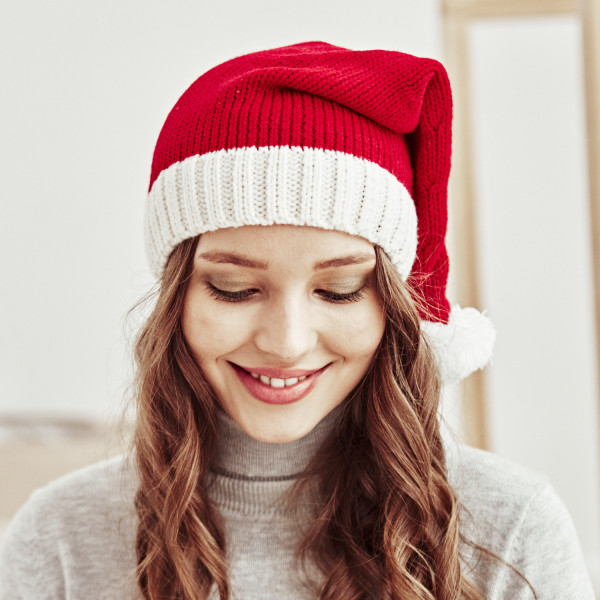 Mao Qiu Mom Baby Knitted Hat Christmas Warm Hat