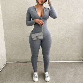 Sexy Bodysuit Long Sleeve Pants