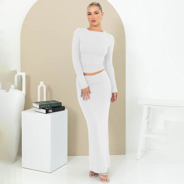 Long sleeved top half skirt Spicy Girl Set