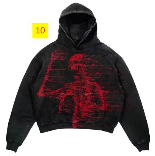 Casual Letter Explosion Printed Men's Hoodie