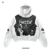 Casual Letter Explosion Printed Men's Hoodie