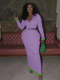 Tight knit dress set