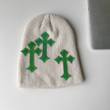Cross wool hat