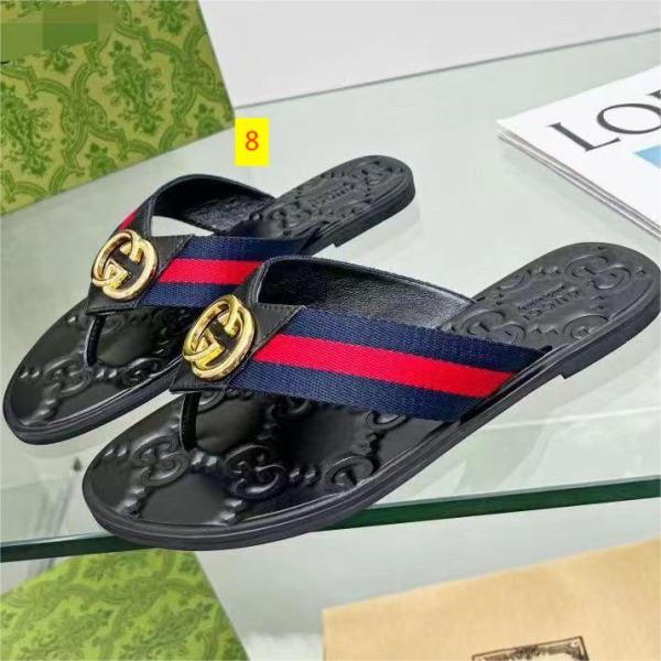 Genuine leather casual and fashionable flat bottomed clip toe women's slippers and sandals