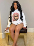 Fashionable unisex plush sweater