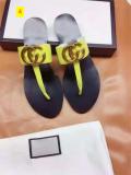 Genuine leather casual and fashionable flat bottomed clip toe women's slippers and sandals
