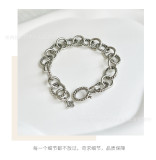 Circular buckle bracelet popular woven twisted thread bracelet