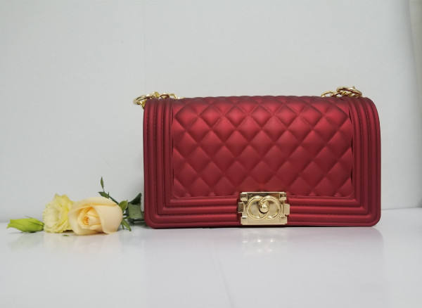 Lingge Jelly Bag Shoulder Bag