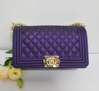 Lingge Jelly Bag Shoulder Bag