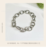 Circular buckle bracelet popular woven twisted thread bracelet