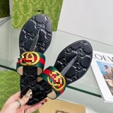 Genuine leather casual and fashionable flat bottomed clip toe women's slippers and sandals