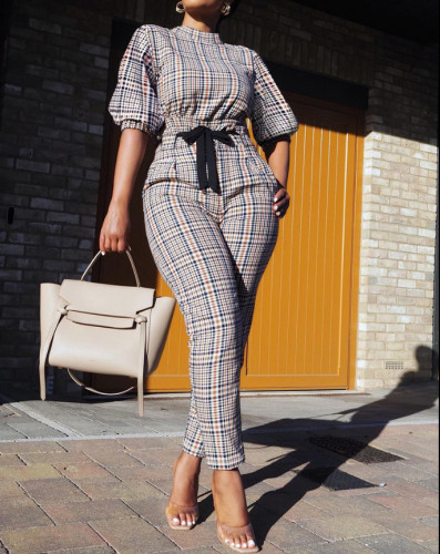 Women's three-quarter sleeved fashionable casual set