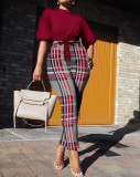 Women's three-quarter sleeved fashionable casual set