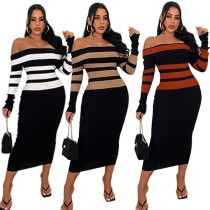 Open back, high waisted, mid length, high-end, slim fitting, and buttocks wrapped skirt