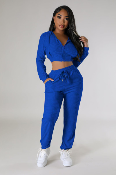 Velvet Five Thread Jacquard Two Piece Set