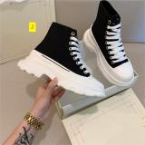 High top canvas shoes
