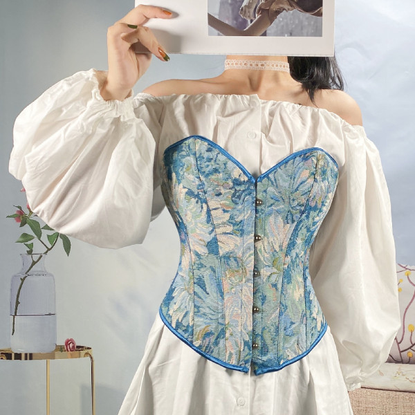 Short bra tight corset
