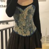 Short bra tight corset