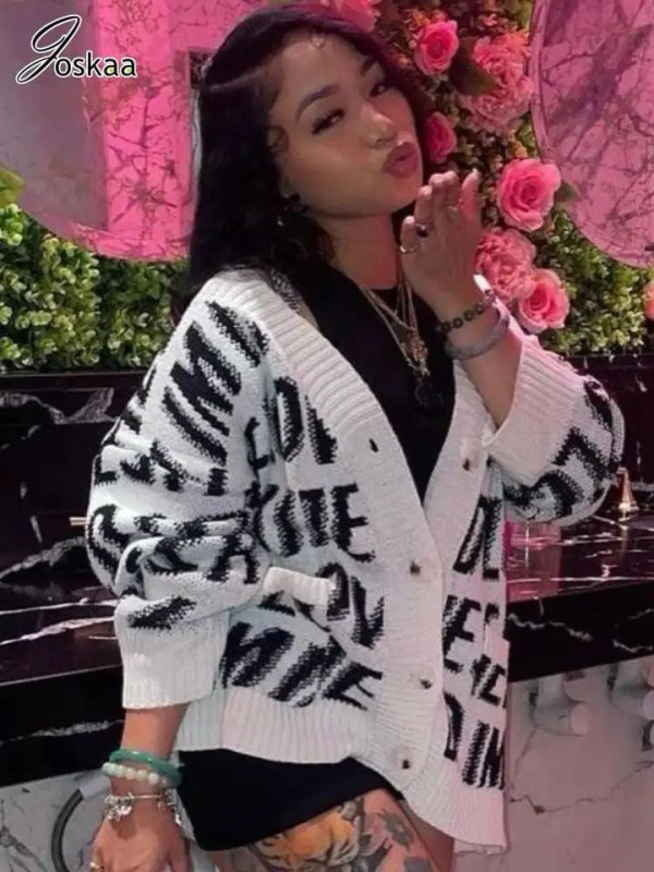 Women's autumn and winter sexy loose and versatile sweater