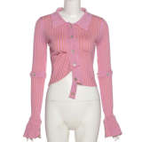 Sexy High Elastic Sweater Knit Top