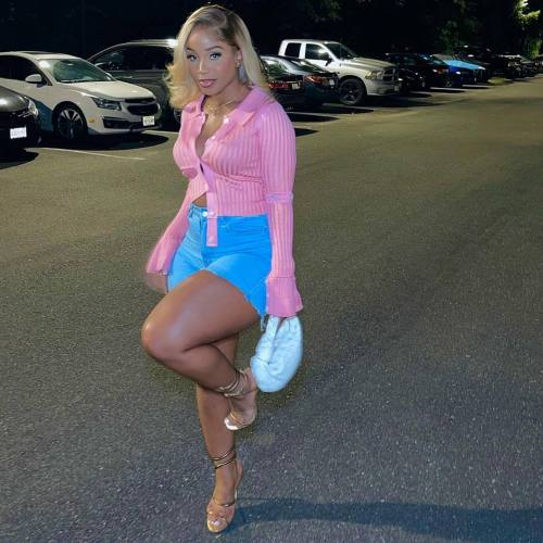 Sexy High Elastic Sweater Knit Top