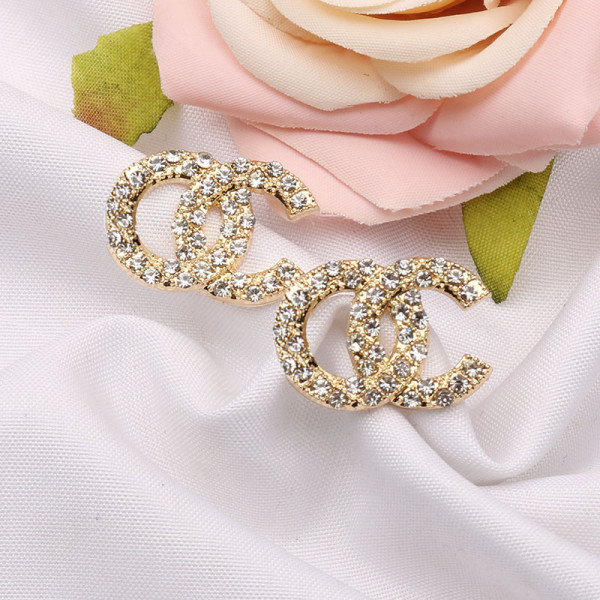 Small diamond earrings