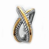 Stainless Steel Retro Cross Female Ring