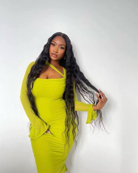 Yellow slim fitting dress