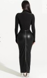 Loose and fashionable drawstring jumpsuit with straps