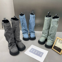 Fake pants and boots for women's fashion boots