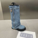 Fake pants and boots for women's fashion boots